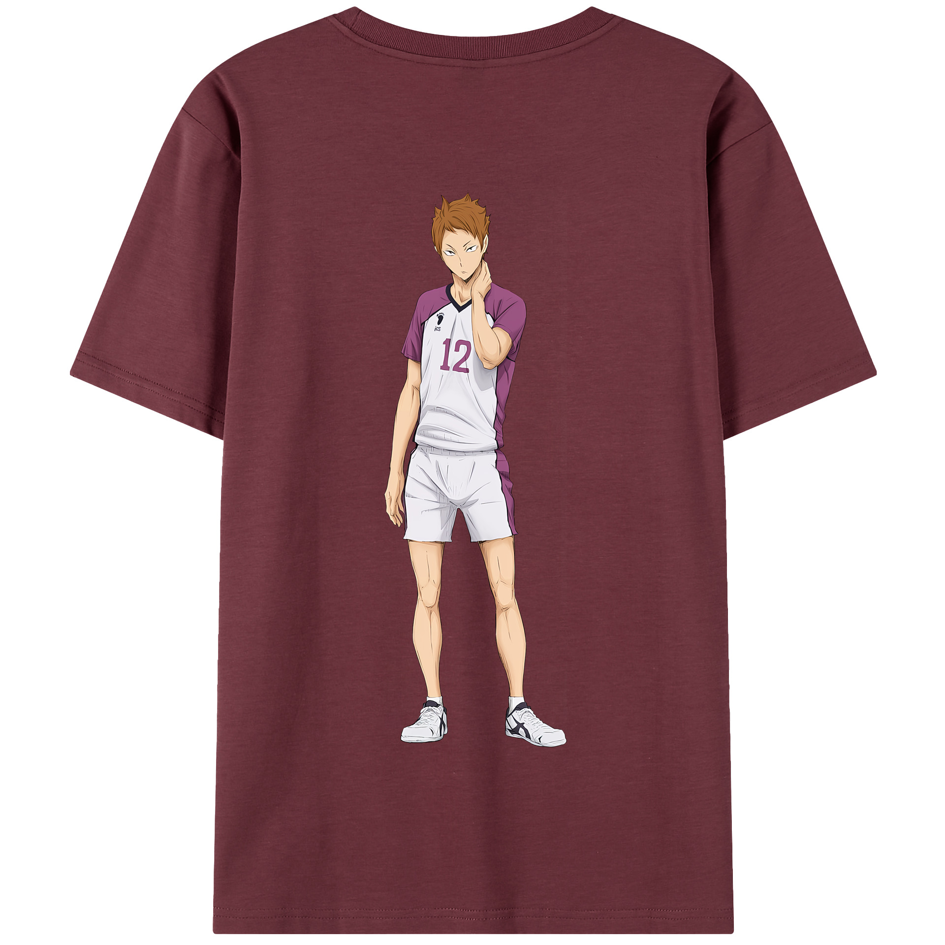 （画像用） ハイキュー!! Haikyu!! 綿100％半袖Tシャツ（背面プリント）